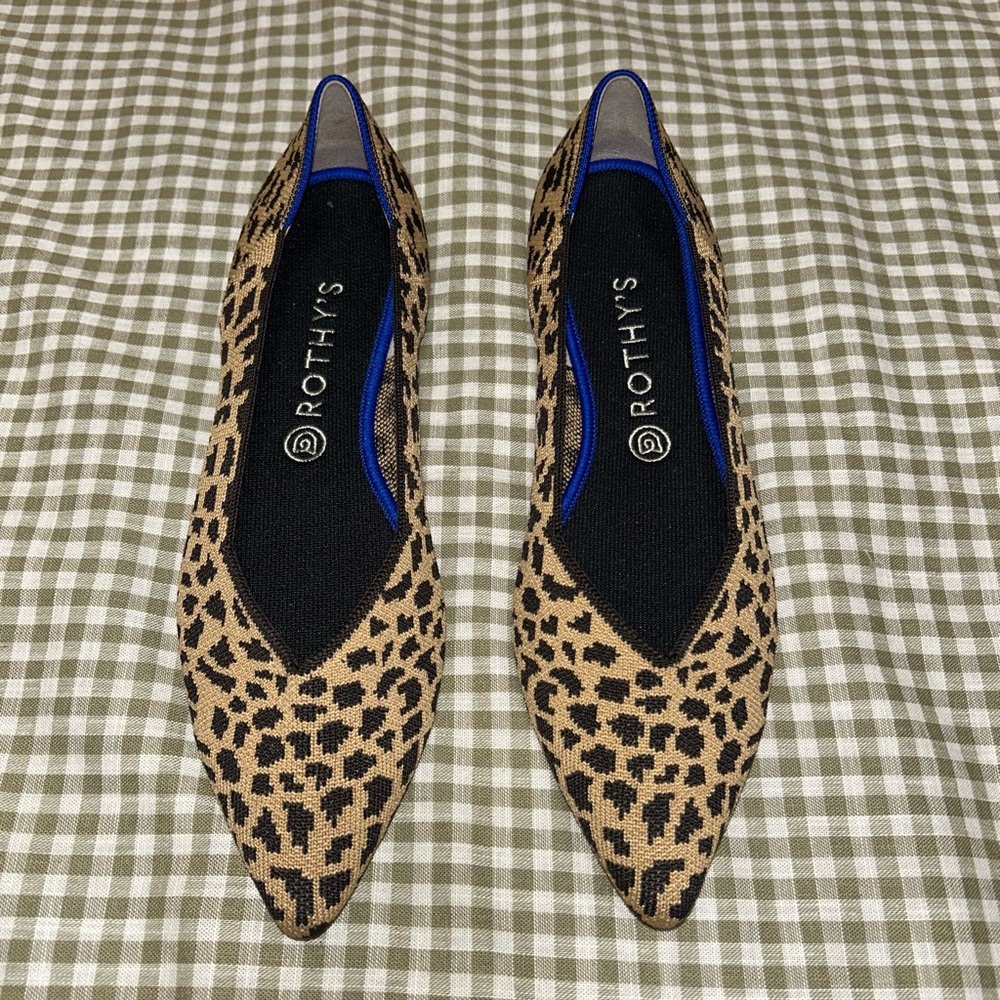 NWOT Rothy’s Cheetah The Point - Picture 2 of 5